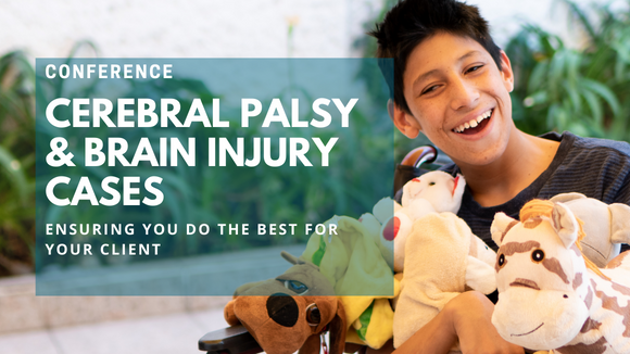 This photograph shows a happy teenage boy with cerebral palsy sitting in his wheelchair and holding many soft toys. 